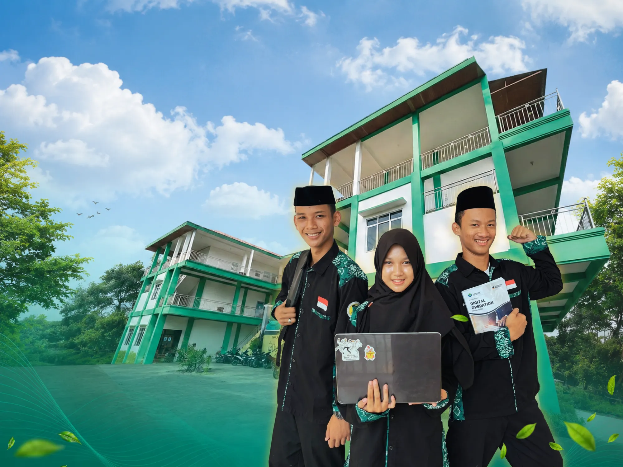 Suasana sekolah SMKIT Ushuluddin