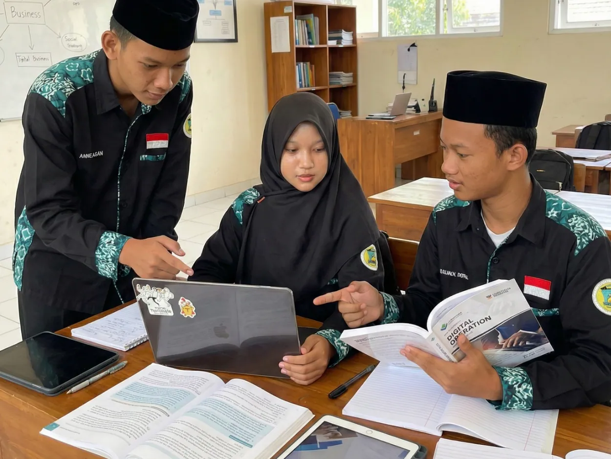 Ruang kelas nyaman berbasis digital
